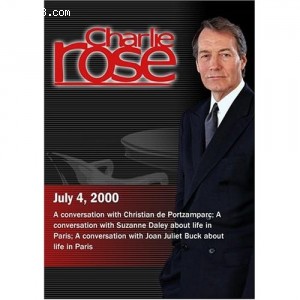 Charlie Rose with Christian de Portzamparc; Suzanne Daley; Joan Juliet Buck (July 4, 2000) Cover