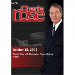 Charlie Rose with Christopher Reeve; Richard Avedon (October 15, 2004) Cover