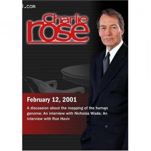 Charlie Rose with Craig Venter &amp; Francis Collins; Nicholas Wade; Ron Haviv (February 12, 2001) Cover