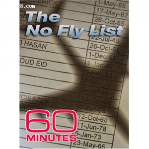 60 Minutes - The No-Fly List (October 08, 2006) Cover