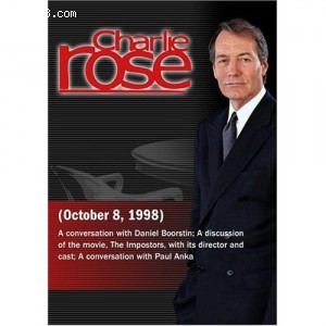 Charlie Rose with Daniel Boorstin; Stanley Tucci, Lili Taylor, Steve Buscemi &amp; Campbell Scott; Paul Anka (October 8, 1998) Cover