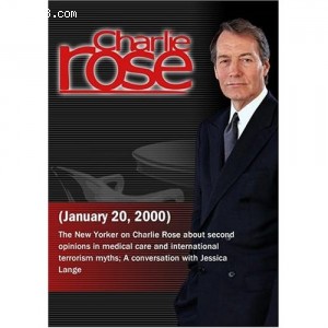 Charlie Rose with Jerome Groopman, David Remnick &amp; Mary Ann Weaver; Jessica Lange (January 20, 2000) Cover