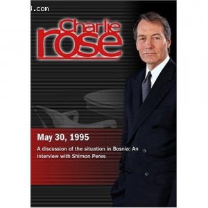 Charlie Rose with Jeane Kirkpatrick &amp; Les Gelb; Shimon Peres (May 30, 1995) Cover