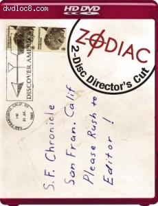 Zodiac (Two-Disc Director's Cut) [HD DVD] Cover