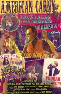 American Carny: True Tales From The Circus Sideshow Cover