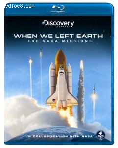 When We Left Earth - The NASA Missions (4-Disc Set) [Blu-ray] Cover