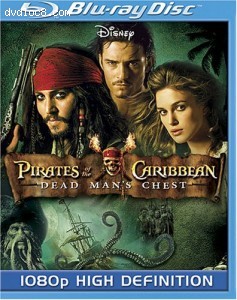 Pirates of the Caribbean: Dead Man's Chest [Blu-ray] Cover