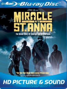 Miracle At St. Anna Cover