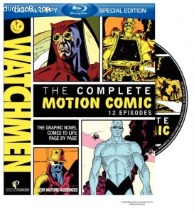 Watchmen: The Complete Motion Comic (+ Digital Copy and BD-Live) [Blu-ray] Cover