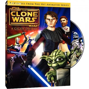 Star Wars: The Clone Wars - A Galaxy Divided (Wal-Mart Exclusive w/ Bonus Episode) Cover