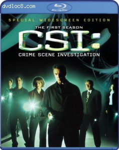 CSI: Crime Scene Investigation: The Complete First Season [Blu-ray] Cover