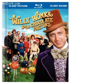 Willy Wonka &amp; the Chocolate Factory (Blu-ray Book) [Blu-ray] Cover