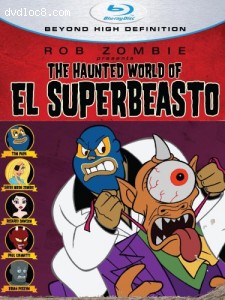 Haunted World of El Superbeasto [Blu-ray], The Cover