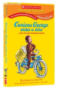 Curious George Rides a Bike... and a Lot More Monkeying Around (Scholastic Storybook Treasures) Cover