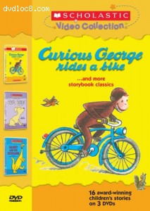 Scholastic Video Collection 3-Pack #6 - Curious George Rides a Bike / Bark George / Danny and the Dinosaur Cover