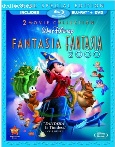 Fantasia &amp; Fantasia 2000 Special Edition (Four Disc Blu-ray/DVD Combo) Cover
