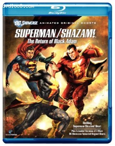 Superman/Shazam: The Return of Black Adam (DC Showcase) [Blu-ray] Cover