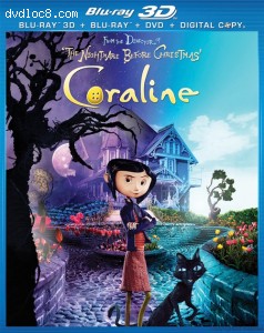 Coraline [Blu-ray 3D] Cover