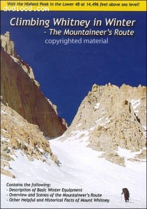 Climbing Whitney in Winter: The Mountaineer's Route Cover