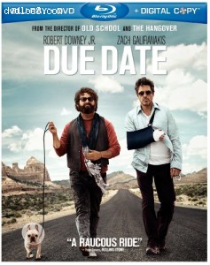 Due Date (Blu-ray/DVD Combo + Digital Copy) [blu-ray] Cover