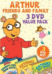 Arthur: Friends &amp; Family (3 DVD Value Pack) Cover
