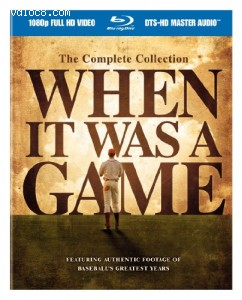 When it Was a Game: The Complete Collection [Blu-ray] Cover