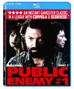 Mesrine: Public Enemy #1 (Part 2) [Blu-ray] Cover