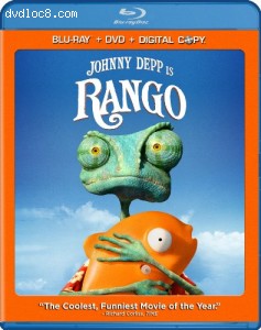 Rango (Two-Disc Blu-ray/DVD Combo + Digital Copy) Cover