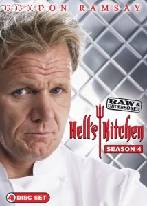 Hell's Kitchen: Season 4 Raw & Uncensored (4 disc) Cover