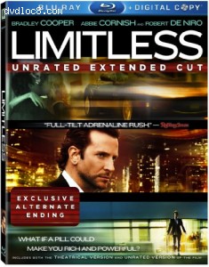 Limitless (Unrated Extended Cut) [Blu-ray] Cover