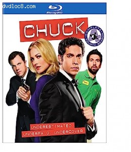 Chuck: The Complete Fourth Season [Blu-ray] Cover