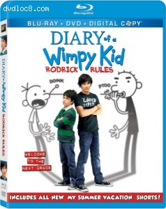 Diary of a Wimpy Kid: Rodrick Rules (Blu-ray/DVD Combo + Digital Copy) Cover