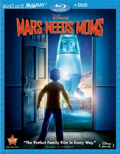 Mars Needs Moms (Two-Disc Blu-ray / DVD Combo) Cover