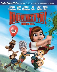 Hoodwinked Too! Hood vs. Evil [Four-Disc Combo: Blu-ray 3D/Blu-ray/DVD/Digital Copy] Cover