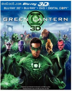 Green Lantern (Three-Disc Combo: Blu-ray 3D / Blu-ray / DVD / Digital Copy) Cover
