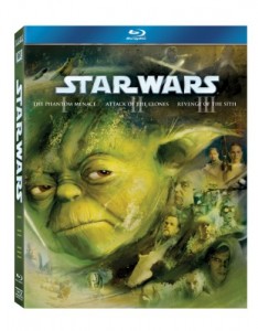 Star Wars: The Prequel Trilogy (Episodes I - III) [Blu-ray] Cover