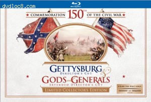 Gettysburg / Gods and Generals (Limited Collector's Edition) [Blu-ray] Cover
