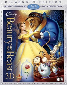 Beauty and the Beast : Blu-ray 3D / Blu-ray / DVD / Digital Copy) Cover