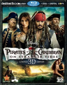 Pirates of the Caribbean: On Stranger Tides (Five-Disc Combo: Blu-ray 3D / Blu-ray / DVD / Digital Copy)