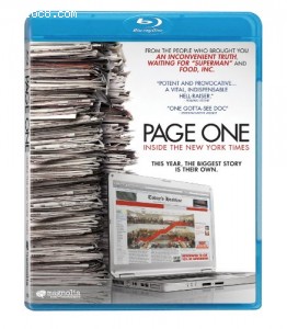 Page One: Inside the New York Times [Blu-ray] Cover