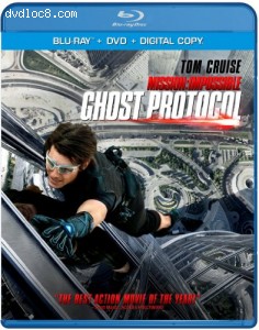 Mission: Impossible Ghost Protocol (Two-disc Blu-ray/DVD Combo +Digital Copy) Cover