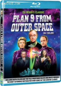 Plan 9 From Outer Space (In Color) [Blu-ray] Cover