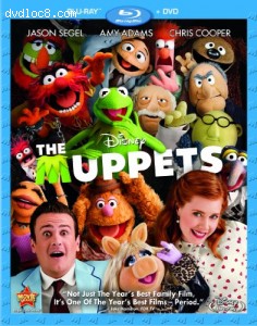 Cover Image for 'Muppets (Two-Disc Blu-ray/DVD Combo), The'