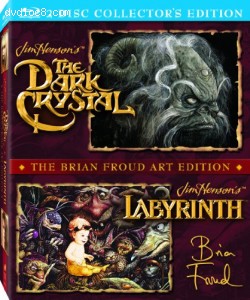Dark Crystal / Labyrinth (The Brian Froud Art Edition) [Blu-ray], The Cover
