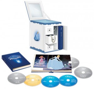 Cinderella Trilogy with Limited Edition Collectible Jewelry Box Packaging (Six-Disc Combo: Blu-ray/DVD + Digital Copy) Cover