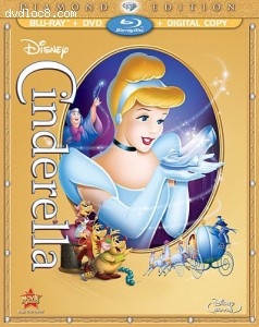 Cinderella (Three-Disc Diamond Edition: Blu-ray/DVD + Digital Copy) Cover