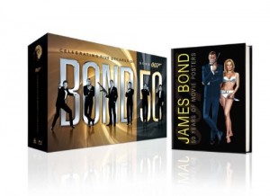 Bond 50: The Complete 22 Film Collection (with Limited Edition Hardcover Book) [Blu-ray] Cover