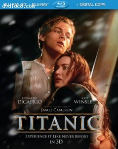 Cover Image for 'Titanic (Blu-ray 3D / Blu-ray / Digital Copy)'
