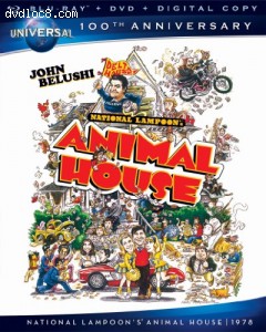 National Lampoon's Animal House [Blu-ray + DVD + Digital Copy] (Universal's 100th Anniversary) Cover