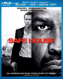 Safe House (Two-Disc Combo Pack: Blu-ray + DVD + Digital Copy + UltraViolet) Cover